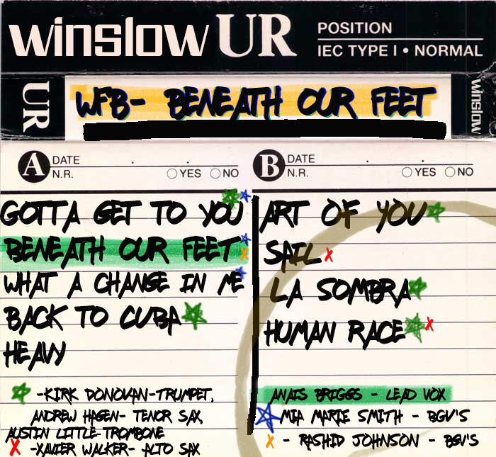 Winslow Family Band - Beneath Our Feet cassette cover